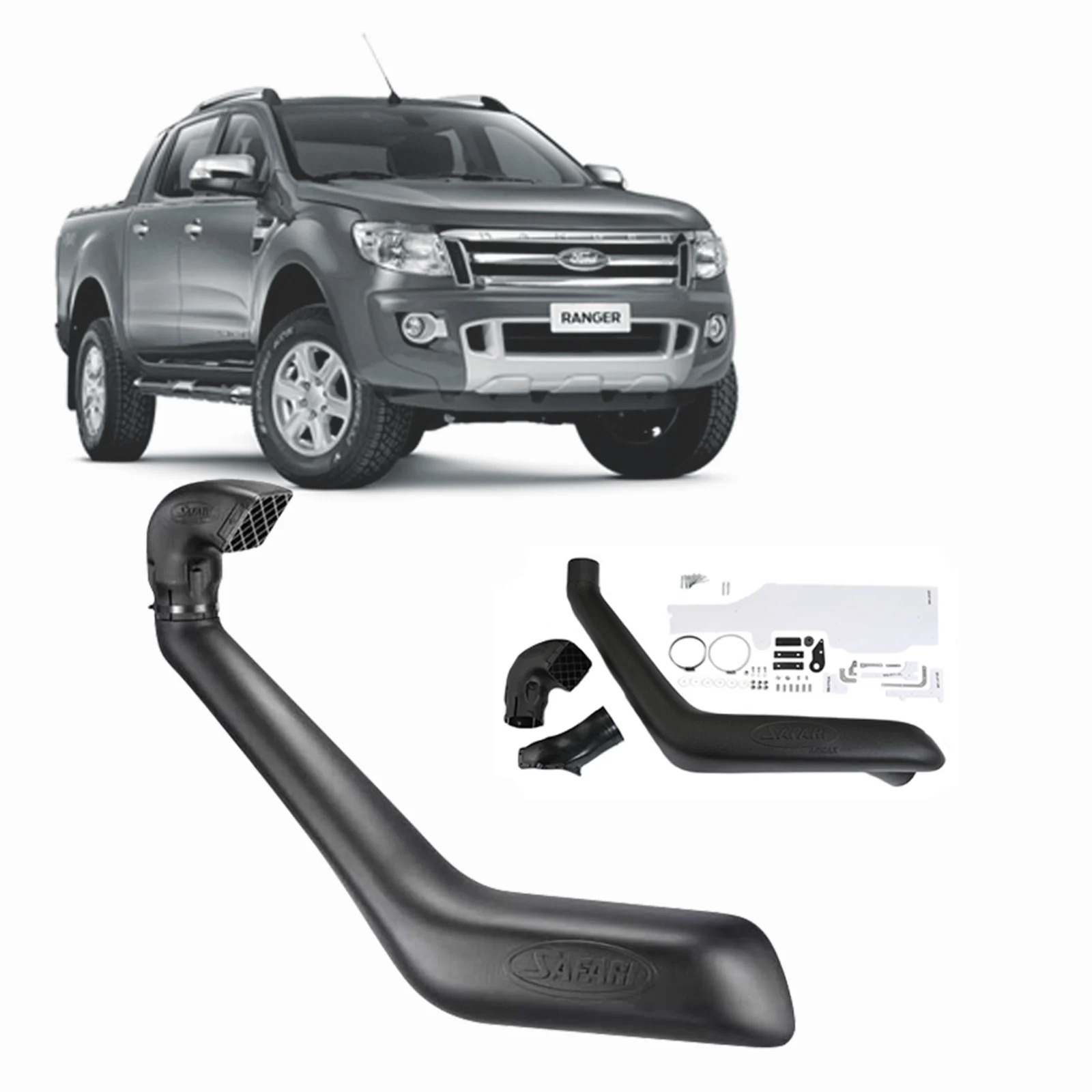 SAFARI SNORKEL ARMAX FORD RANGER PX PX2 MK 2 2011 ONWARDS 3.2L TURBO DIESEL ALL MODELS image