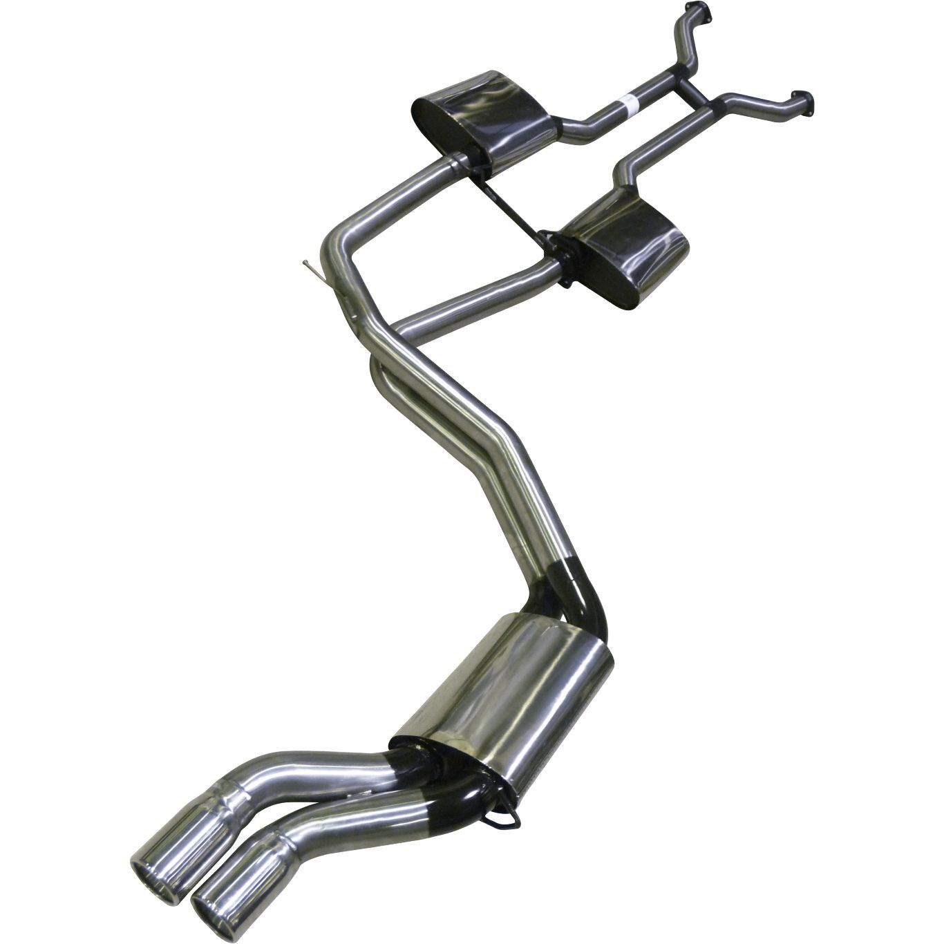 Manta Ford Falcon AU V8 IRS SDN 2.5in Dual Catback Muffler Stainless Steel image