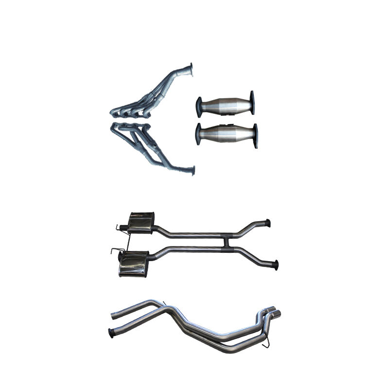 Manta Ford Falcon AU V8 IRS SDN 2.5in Dual With Extractors Tailpipe image