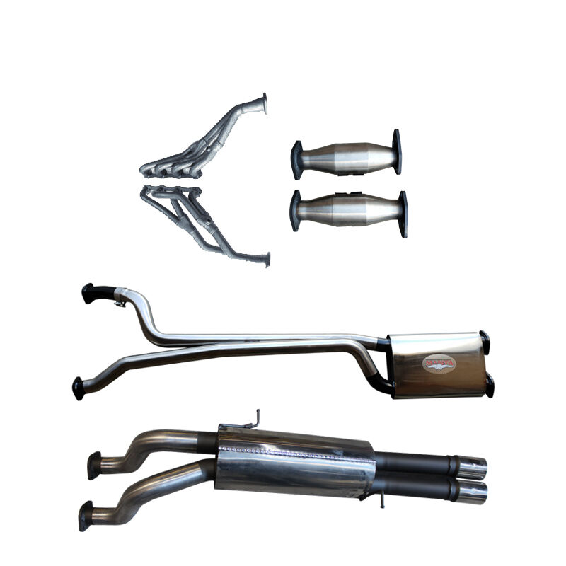 Manta Ford Falcon AU V8 Ute 2.5in Dual With Extractors Muffler/Muffler image