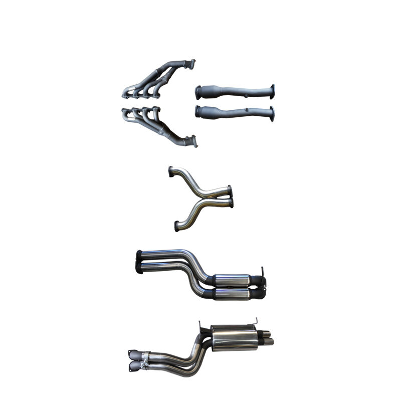 Manta Ford Falcon BA BF V8 4V Sedan 3in Dual With Extractors Hotdog/Muffler image