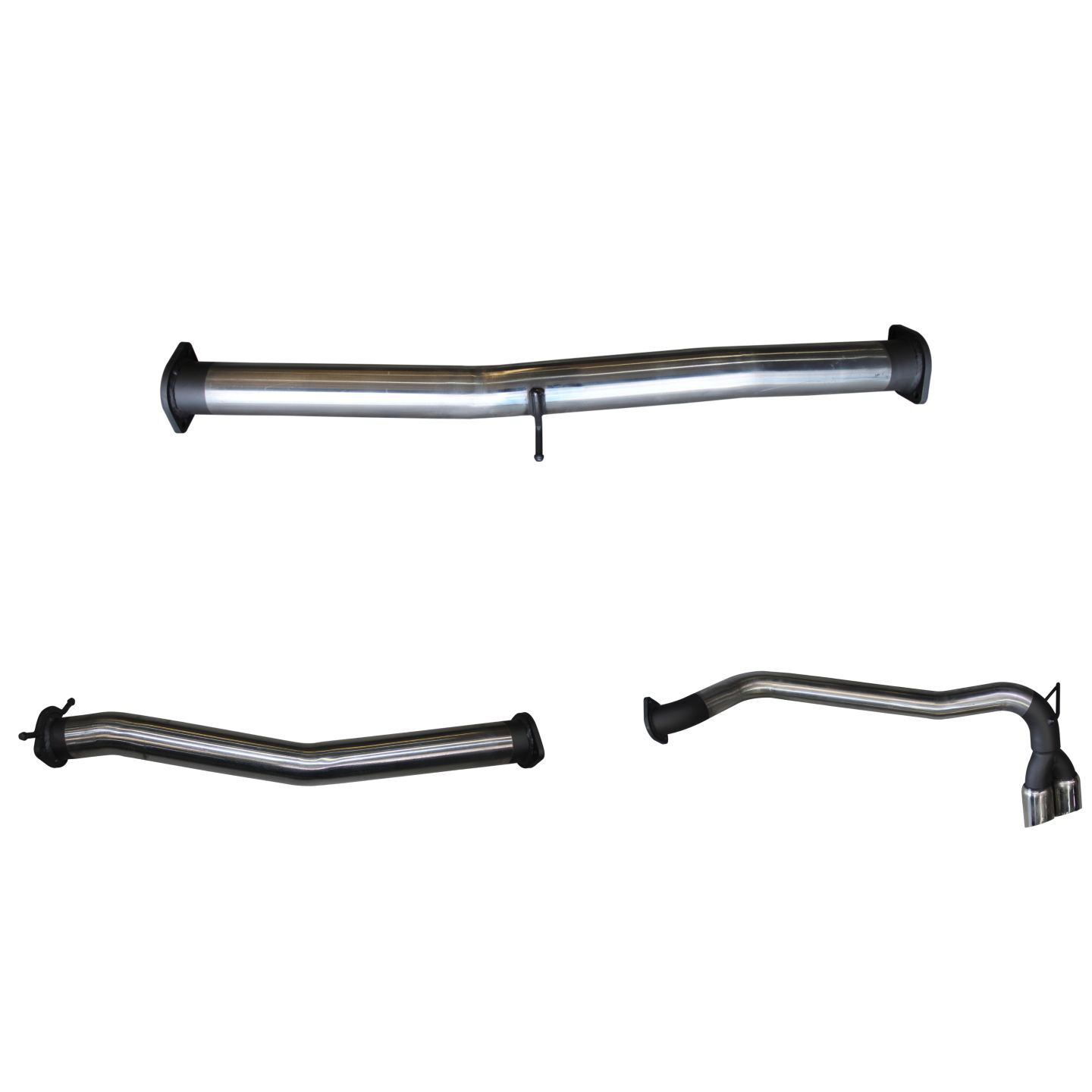 Manta Ford PX2 Ranger 3in DPF Back Twin Tip Side Exit Stainless Steel image