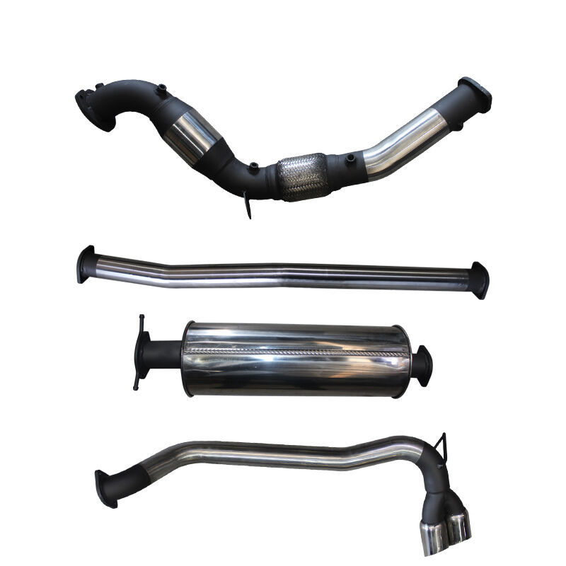 Manta Ford PX2 Ranger 3.2L Turbo Back With Cat Twin Tip Side Exit Stainless Steel image