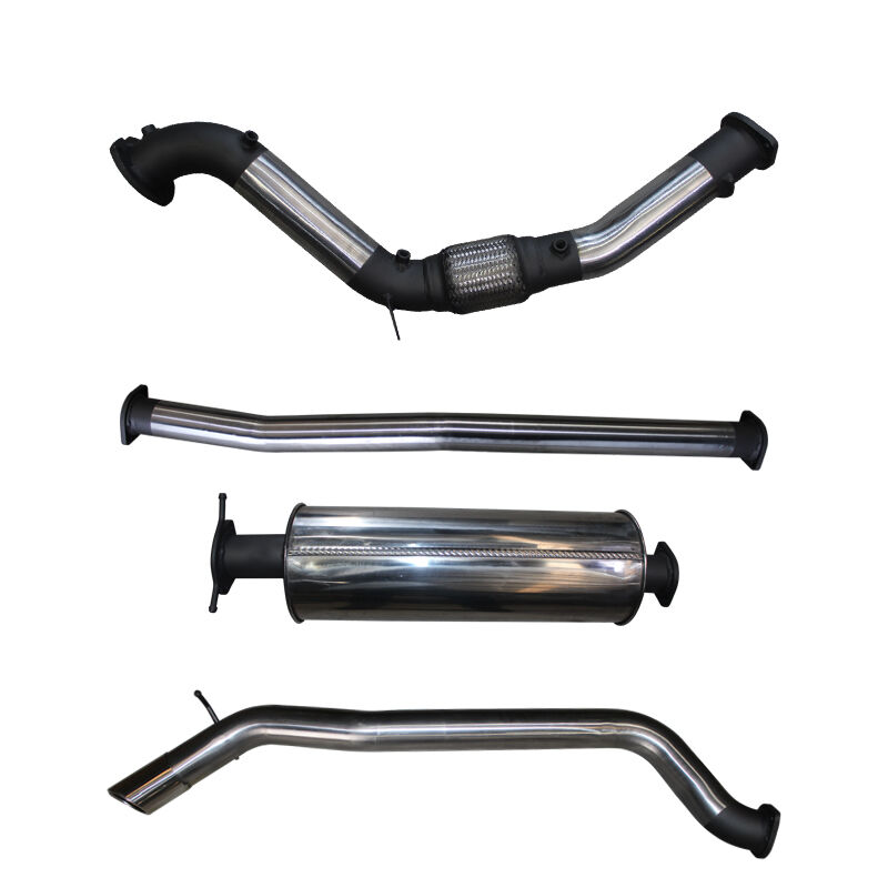 Manta Ford PX2 Ranger 3.2L Turbo Back Without Cat, With Muffler Stainless Steel image