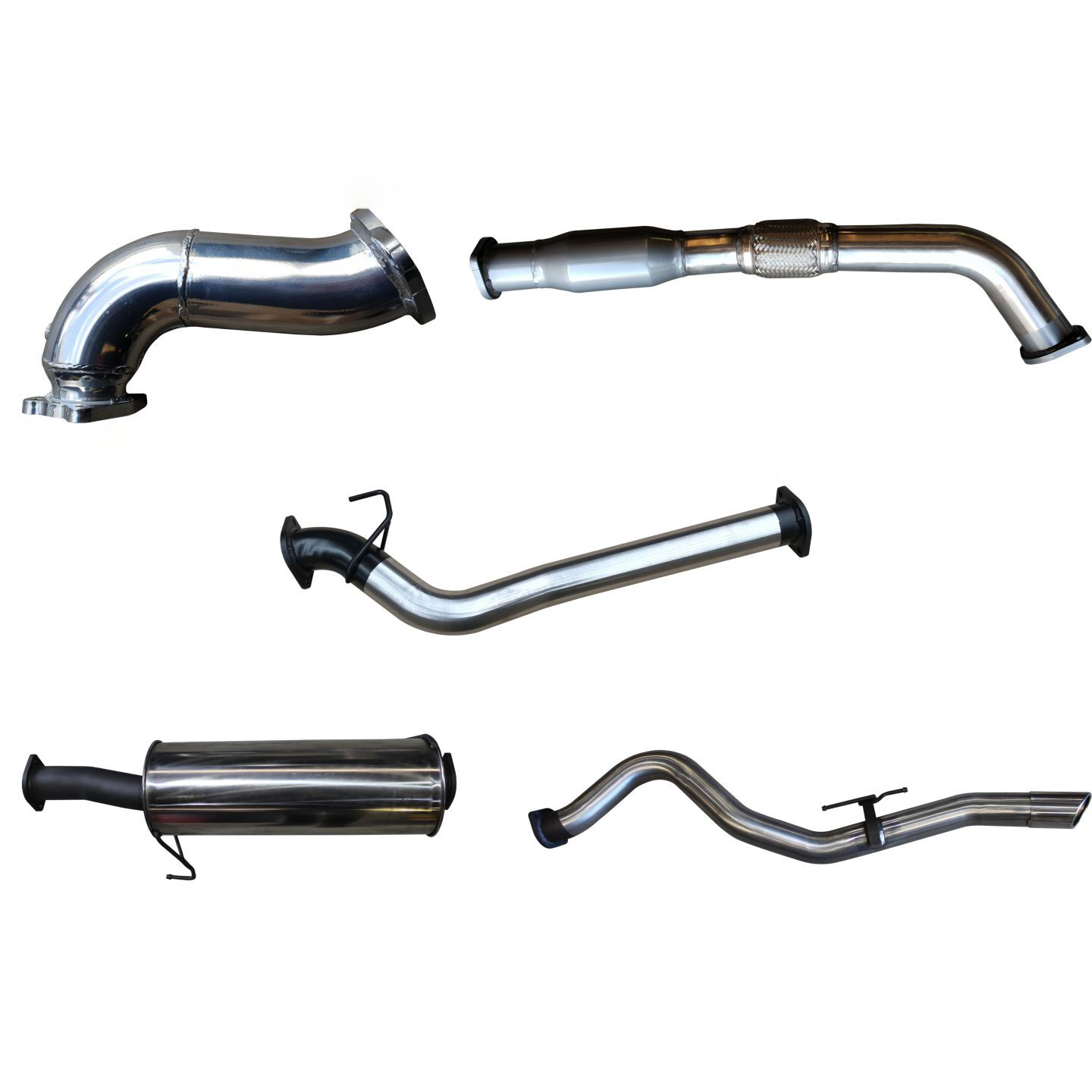 Manta Holden Colorado RC 3.0L 08 - 10 LWB With Cat & With Muffler Stainless Steel image