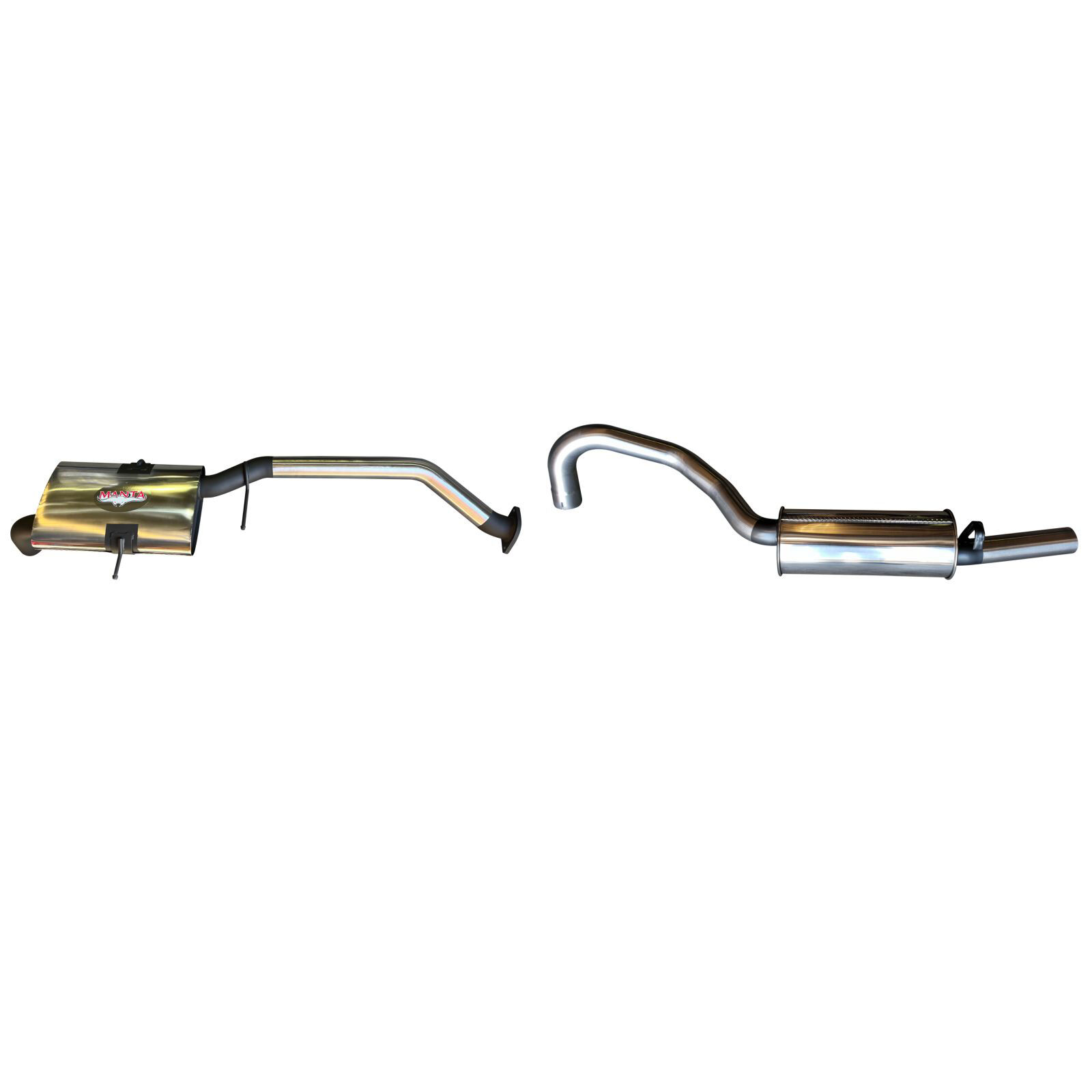 Manta Holden Commodore VG VP VR V6 Ute 2.5in Catback Muffler/Muffler Stainless Steel image
