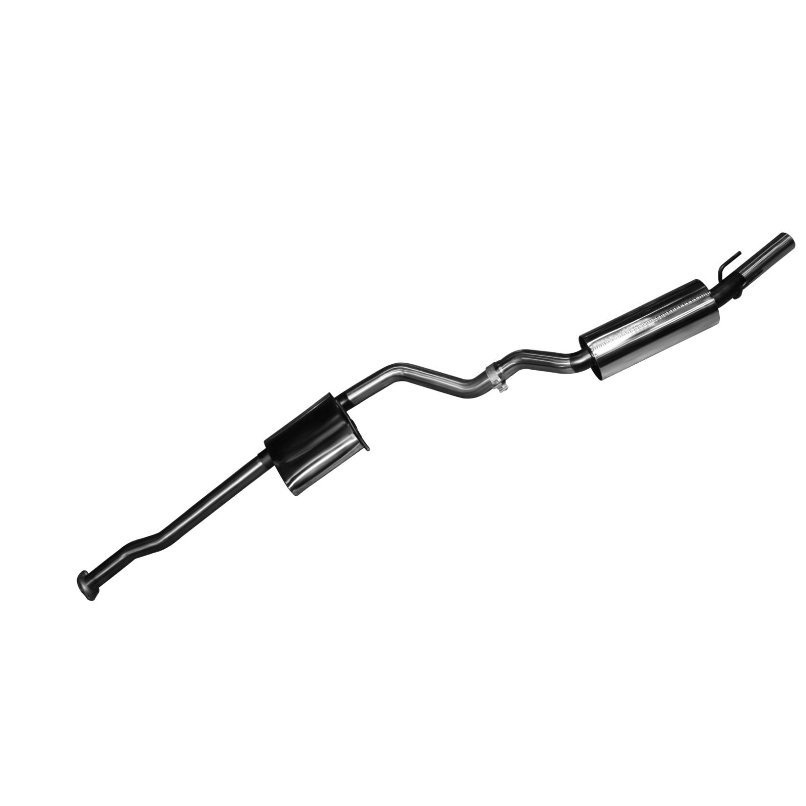Manta Holden Commodore VT VU VX VY V6 SDN Ute Wagon 2.5in C.B. Muffler Stainless Steel image