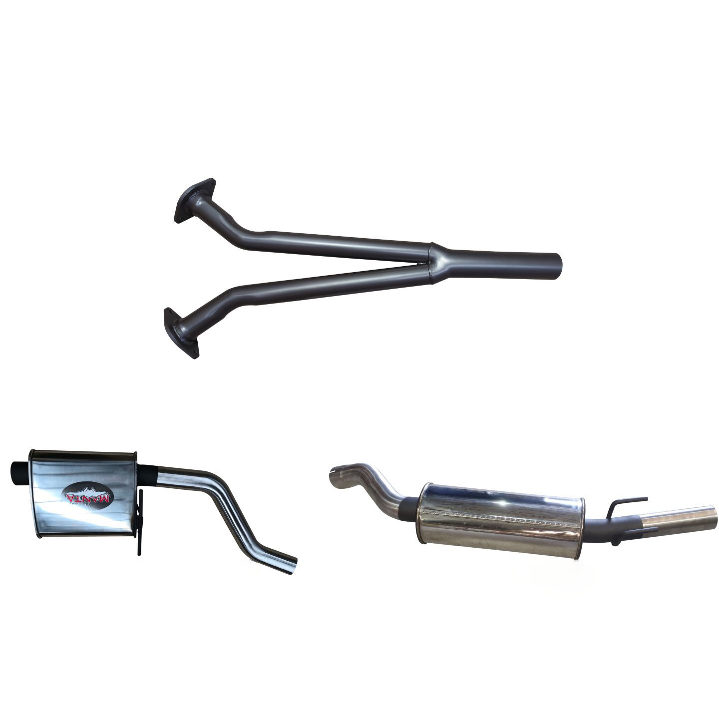 Manta Holden Commodore VZ V6 Sedan Ute Wagon 2.5in Catback Muffler/Muffler Stainless Steel image
