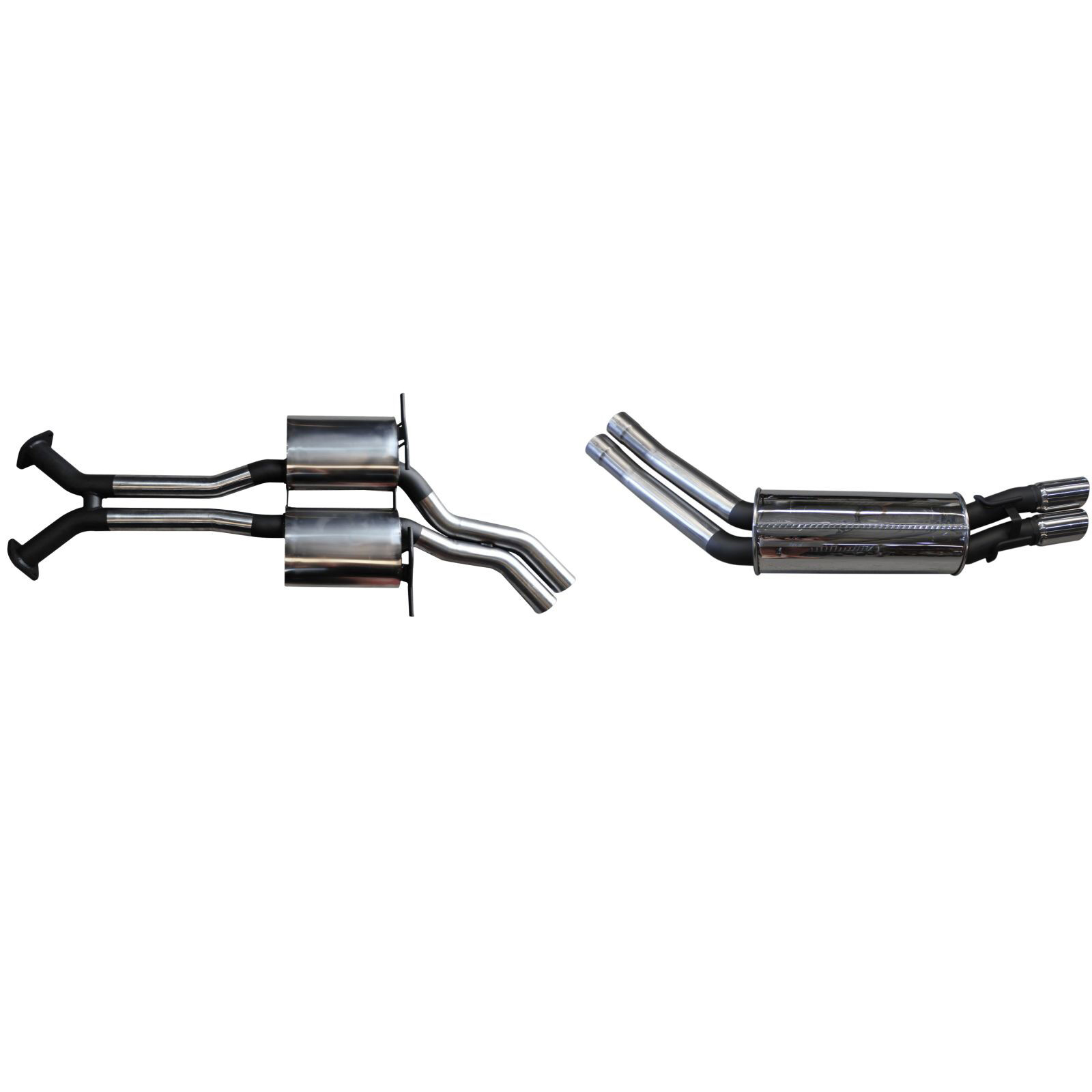 Manta Holden Commodore VT - VZ V8 Sedan 2.5in Dual Catback Muffler/Muffler Stainless Steel image