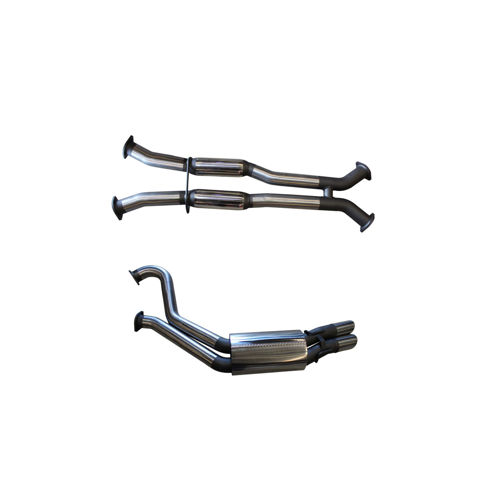 Manta Holden Commodore VT - VZ V8 Sedan 3in Single With Extractors Muffler/Muffler image