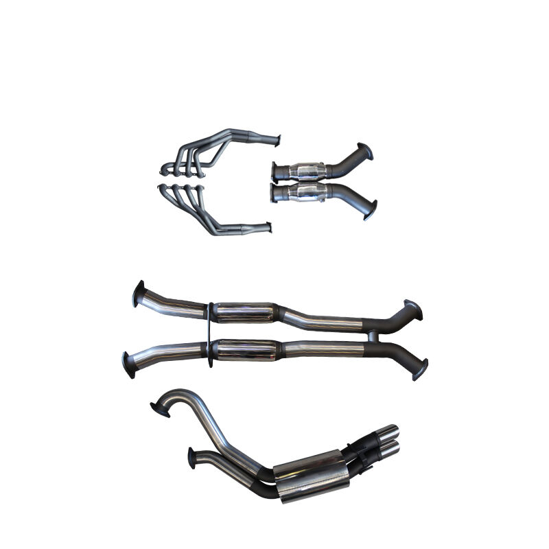 Manta Holden VX VY Monaro 3in Dual With 1 7/8 in Extractors Hotdog/Muffler image