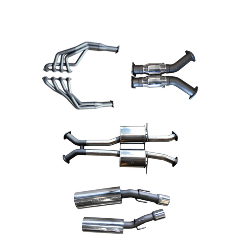 Manta Holden VZ Monaro 3in Dual With 1 7/8 in Extractors Muffler/Muffler image