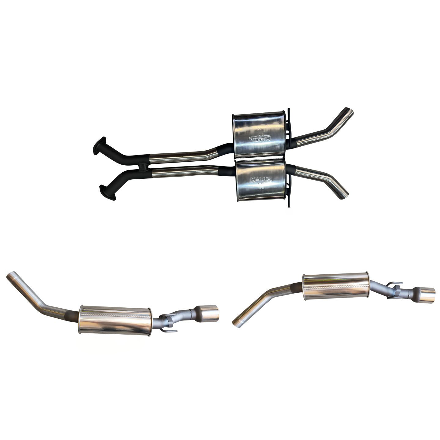 Manta HSV Maloo VY 2.5in Dual Catback Muffler/Muffler Stainless Steel image