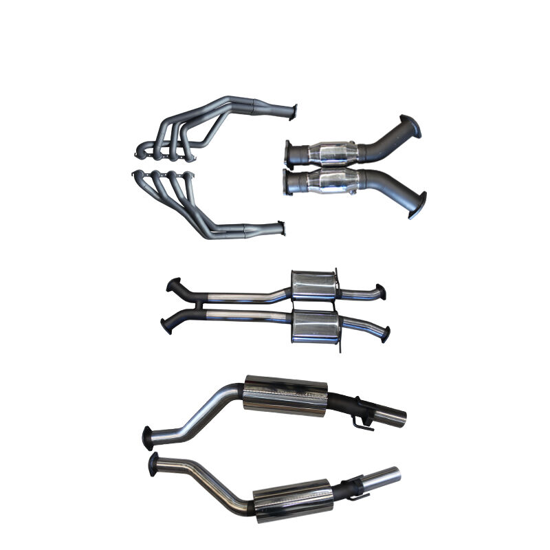 Manta Holden VU VY VZ V8 Ute 3in L & R With 1 7/8 in Extractors Muffler/Muffler image