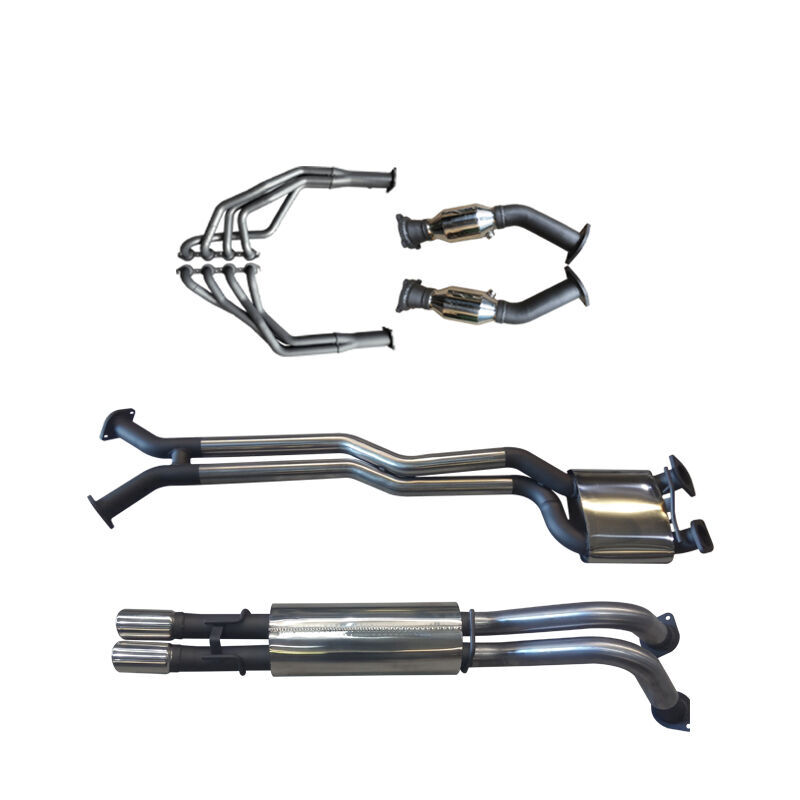 Manta Holden VY VZ V8 1 ton 2.5in Dual With Extractors Hotdog/Muffler image