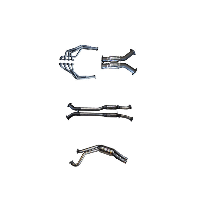 Manta Holden WK WL Statesman V8 3in Dual With 1 7/8 in Extractors Hotdog/Muffler image