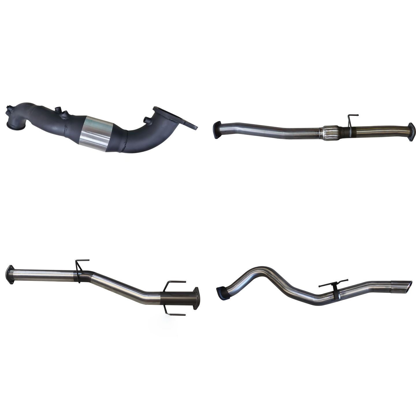 Manta Isuzu DMAX 2020 ON 3.0L Turbo Back With Cat & Without Muffler Stainless Steel image