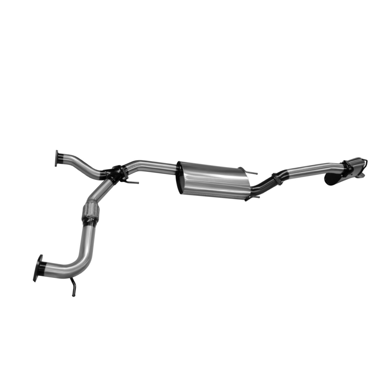 Manta Nissan Patrol Y62 V8 5.6L Wagon 3in Catback With Muffler Stainless Steel image