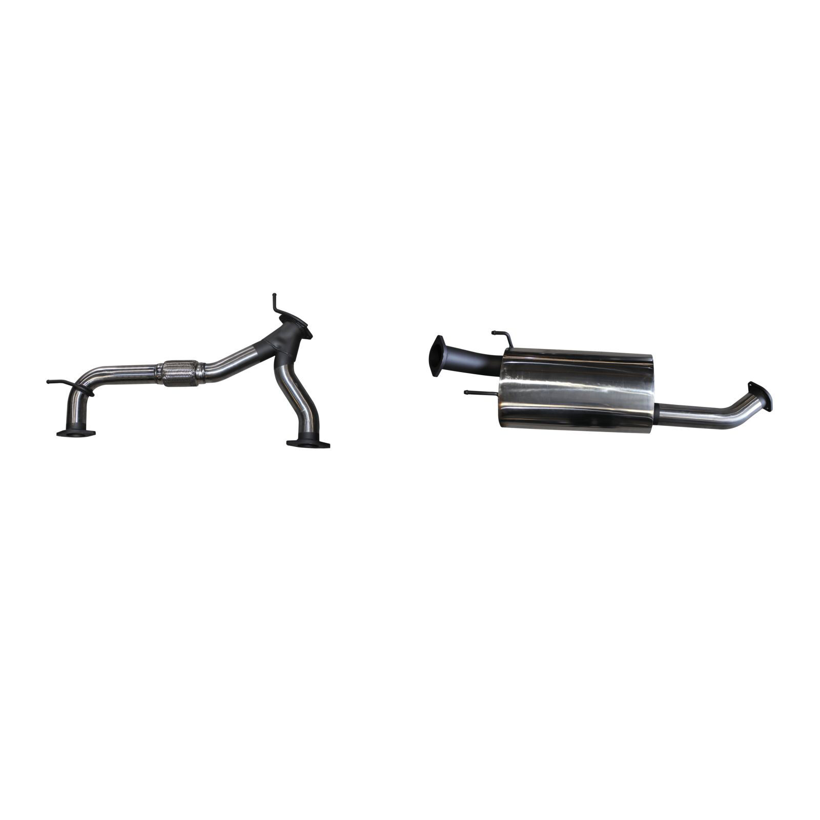 Manta Nissan Patrol Y62 V8 5.6L Wagon 3in Mid Section - with Centre Muffler Stainless Steel image
