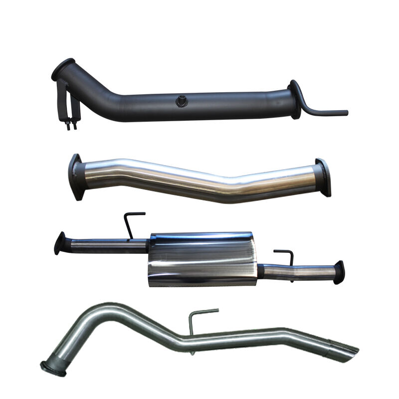 Manta Nissan Navara NP300 3in Turbo Back Exhaust System Without Cat, Muffler Stainless Steel image