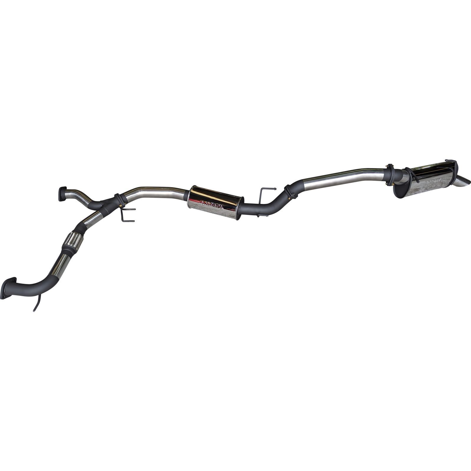 Manta Nissan Patrol Y62 V8 5.6L Wagon 3in Catback With Medium Muffler Stainless Steel image