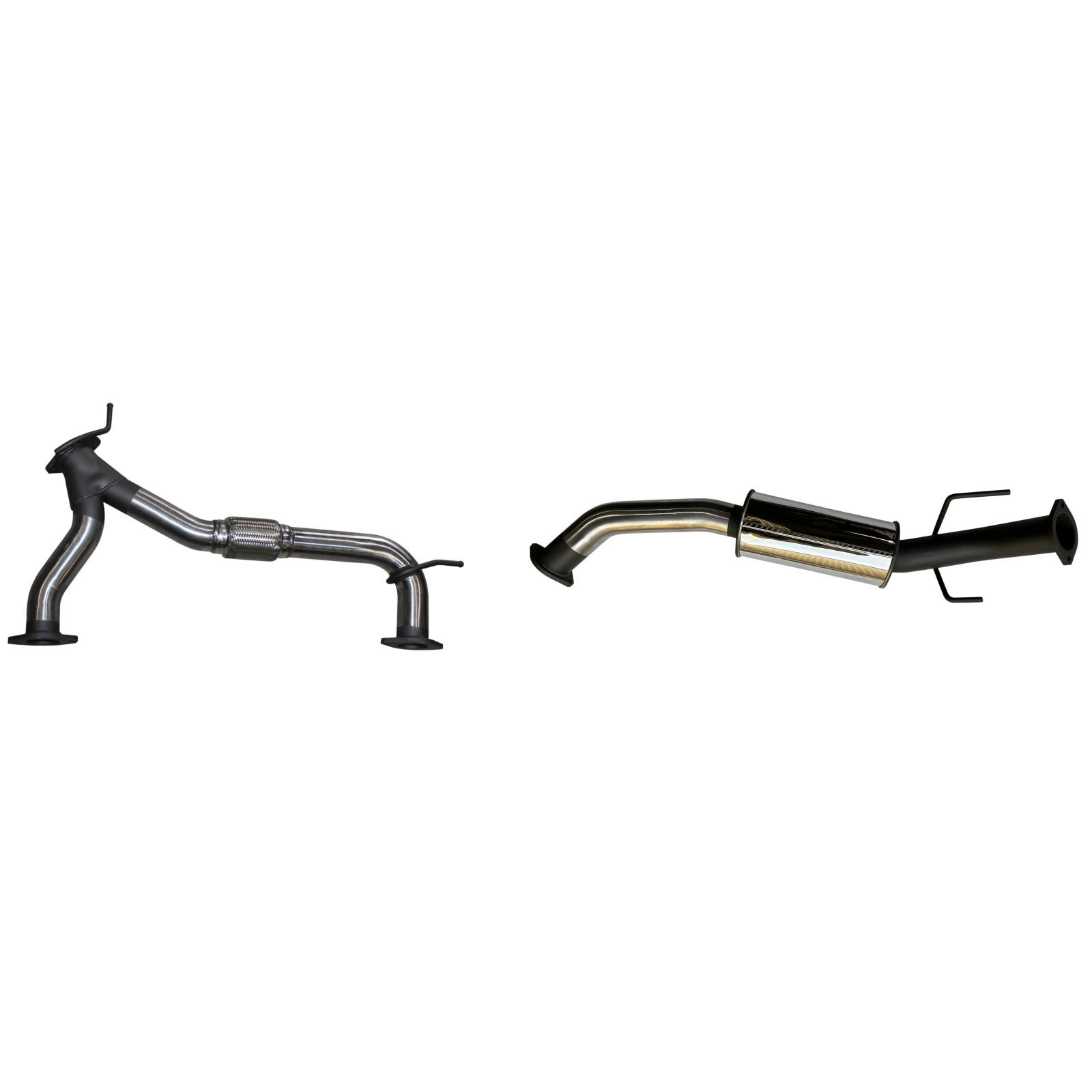 Manta Nissan Patrol Y62 V8 5.6L Wagon 3in Mid Section - with Centre Medium Muffler Stainless Steel image