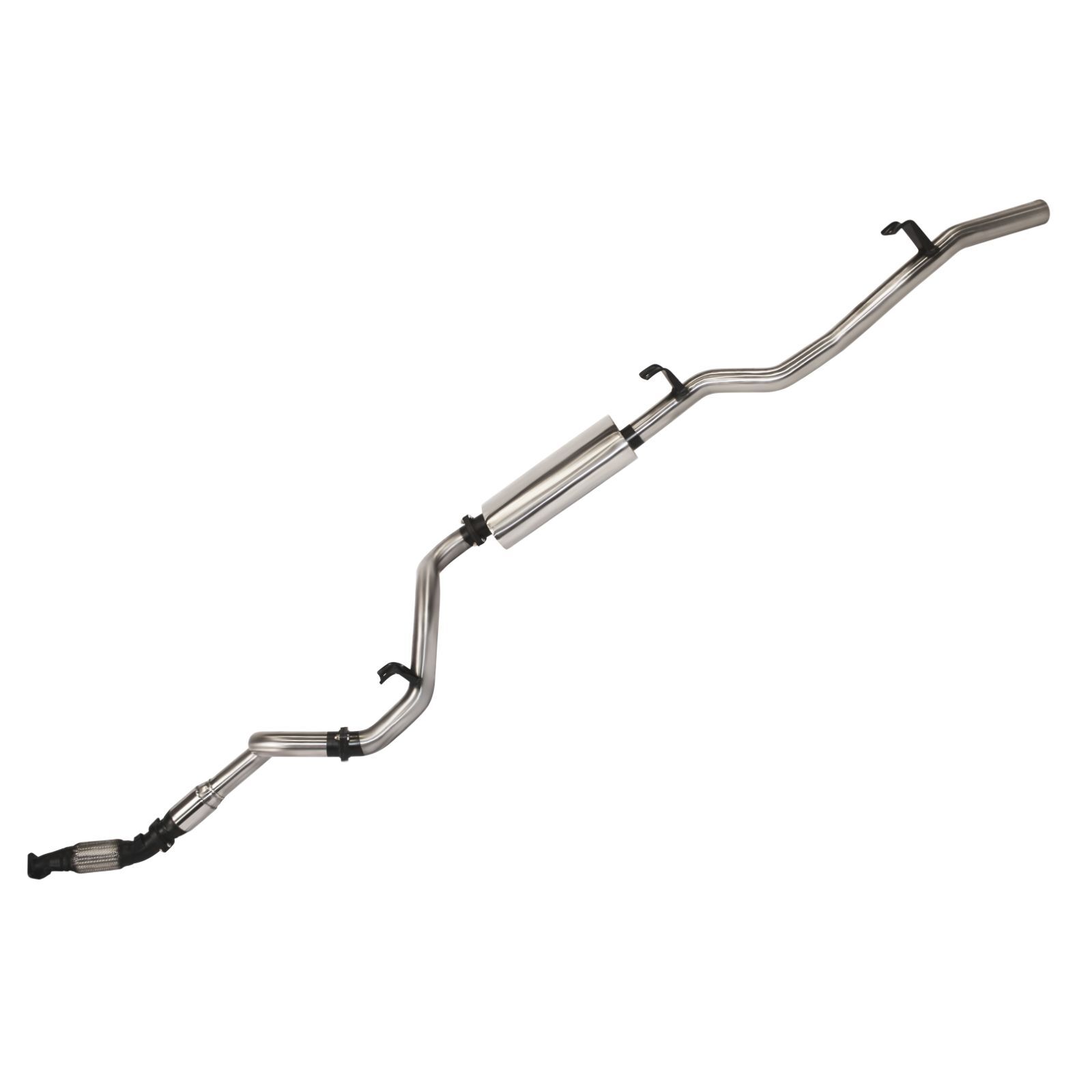 Manta Toyota Landcruiser VDJ78 V8 Troop Carrier 3in With Cat & Muffler Stainless Steel image