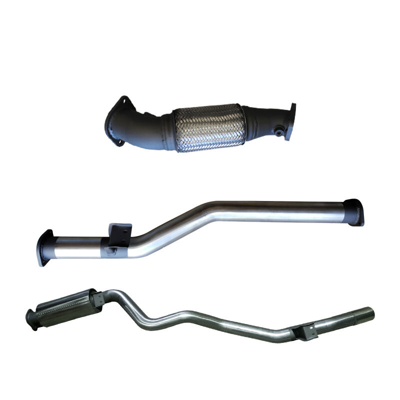 Manta Toyota Landcruiser VDJ76 V8 Wagon 3in Without Cat, Rear Muffler image