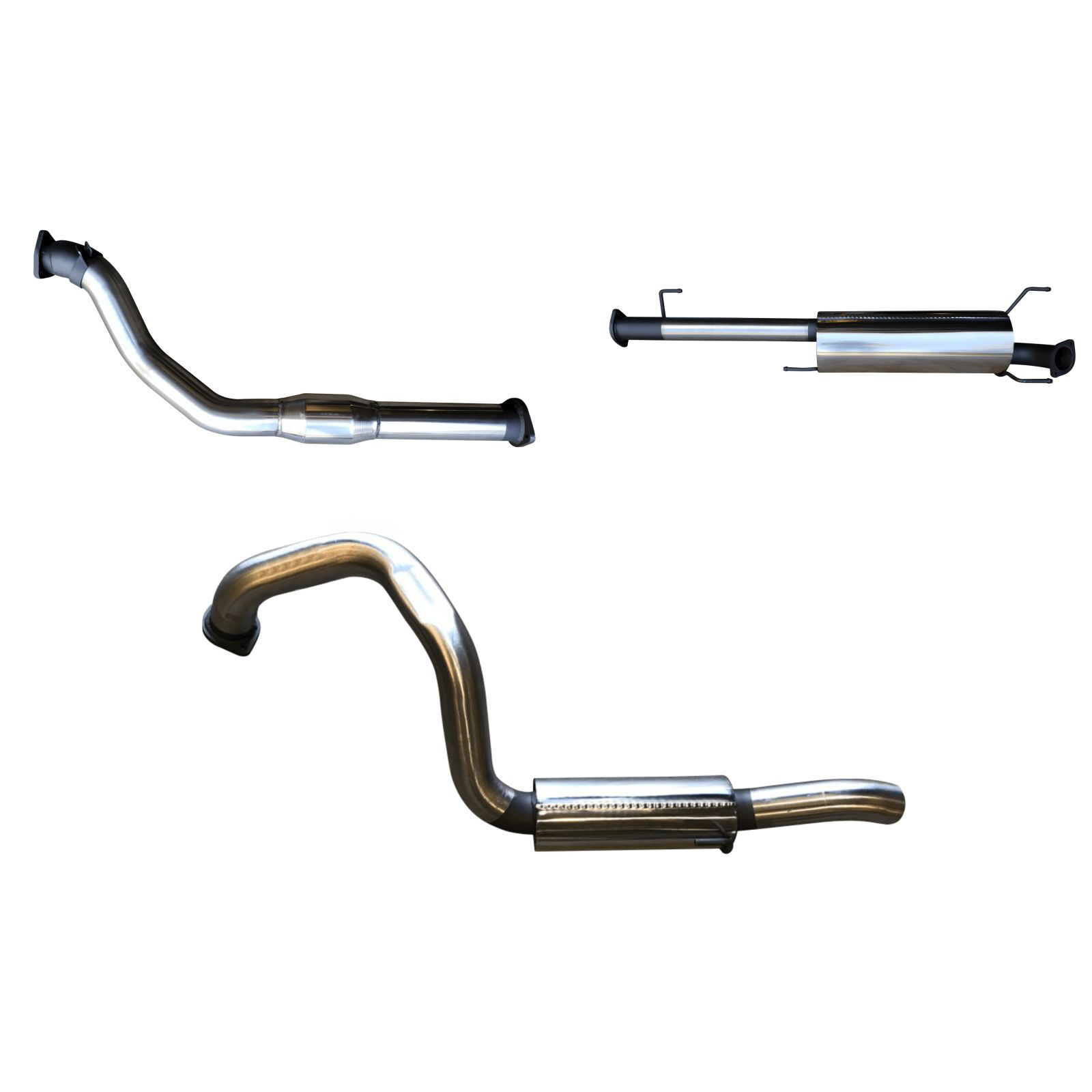 Manta Toyota Prado KDJ120 150 3.0L D4D 3in With Cat Stainless Steel image