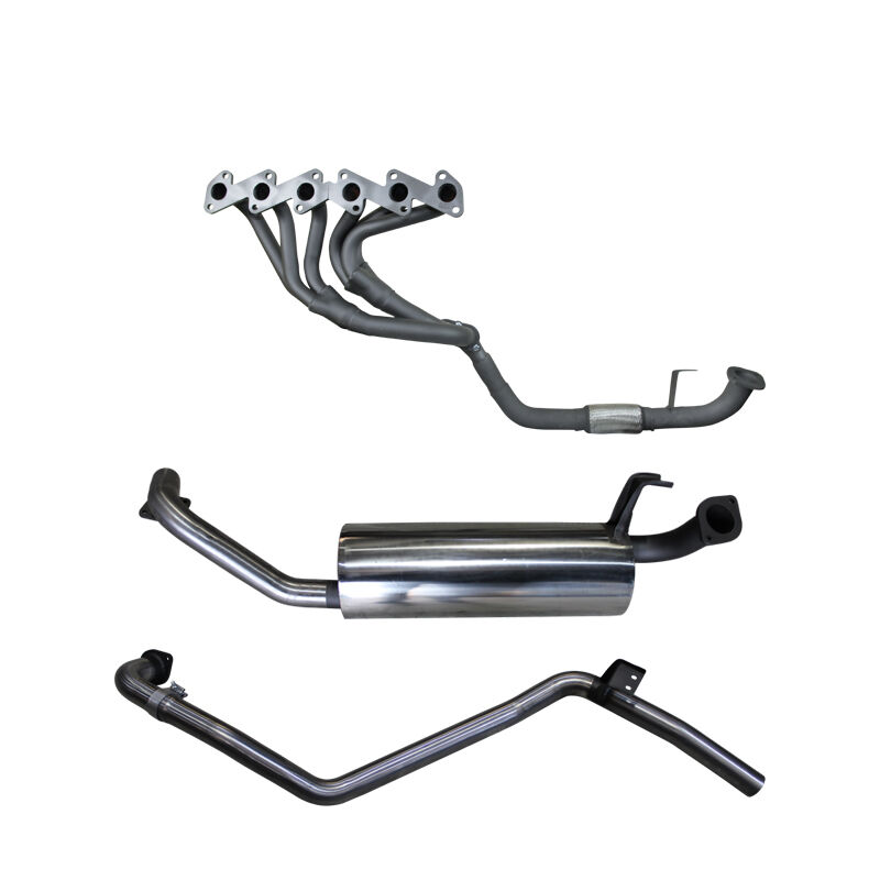 Manta Toyota Landcruiser HZJ80 4.2L Extractors & 2.5in Full System image