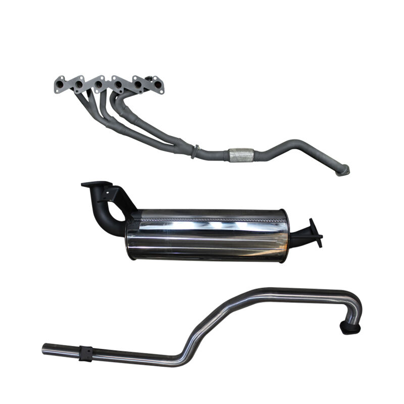 Manta Toyota Landcruiser HZJ105 4.2L Extractors & 2.5in Muffler/Tailpipe image