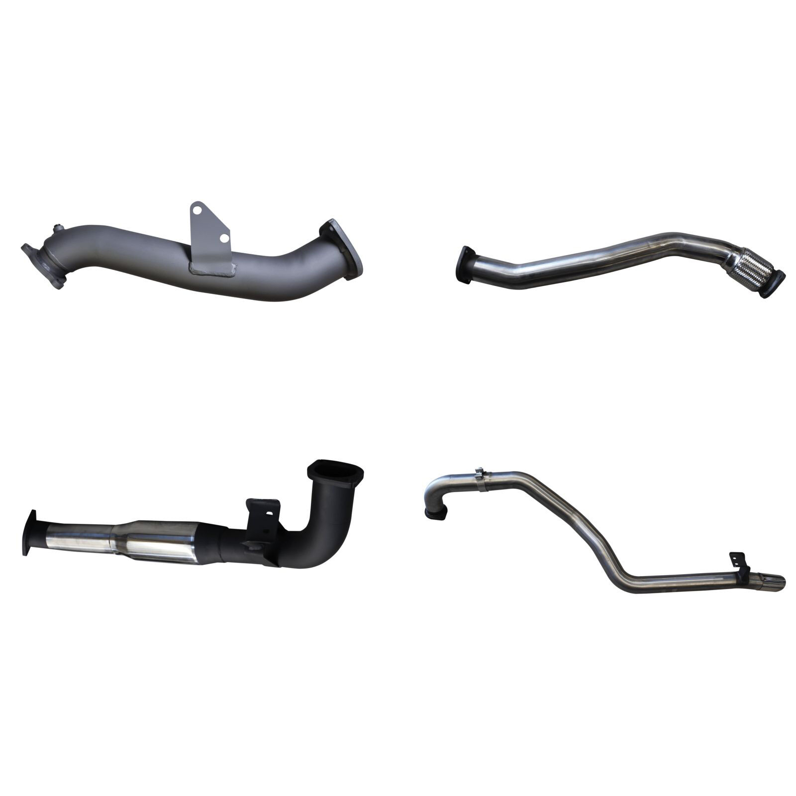 Manta Toyota Landcruiser HZJ105 DTS Turbo 3in Turbo Back with Hotdog Stainless Steel image