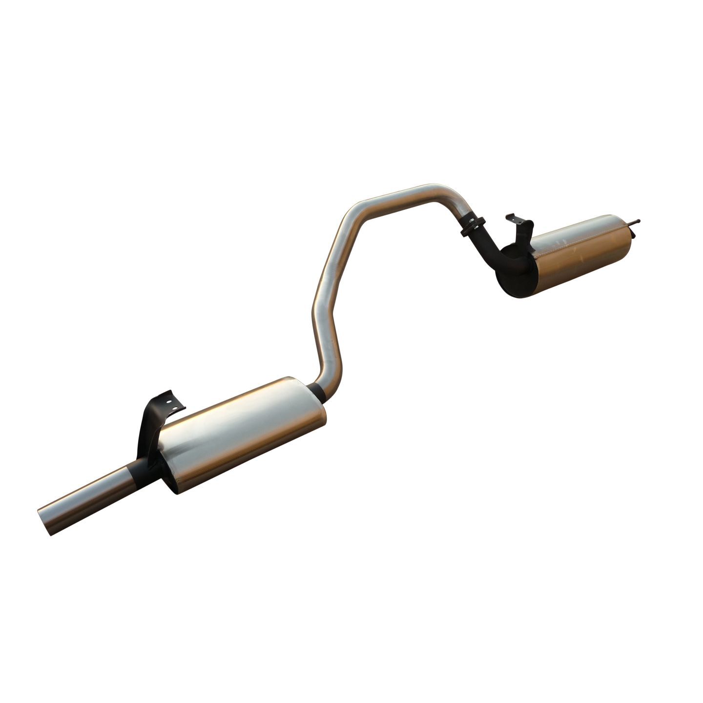 Manta Toyota Landcruiser FZJ105 2.5in off Extractors Muffler/Muffler Stainless Steel image