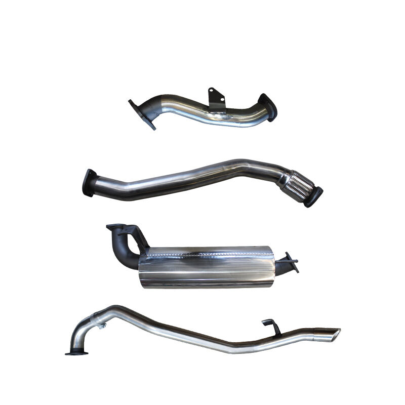 Manta Toyota Landcruiser HZJ80 3IN Turbo Back With Muffler TO SUIT CT26 Turbo Kit Stainless Steel image
