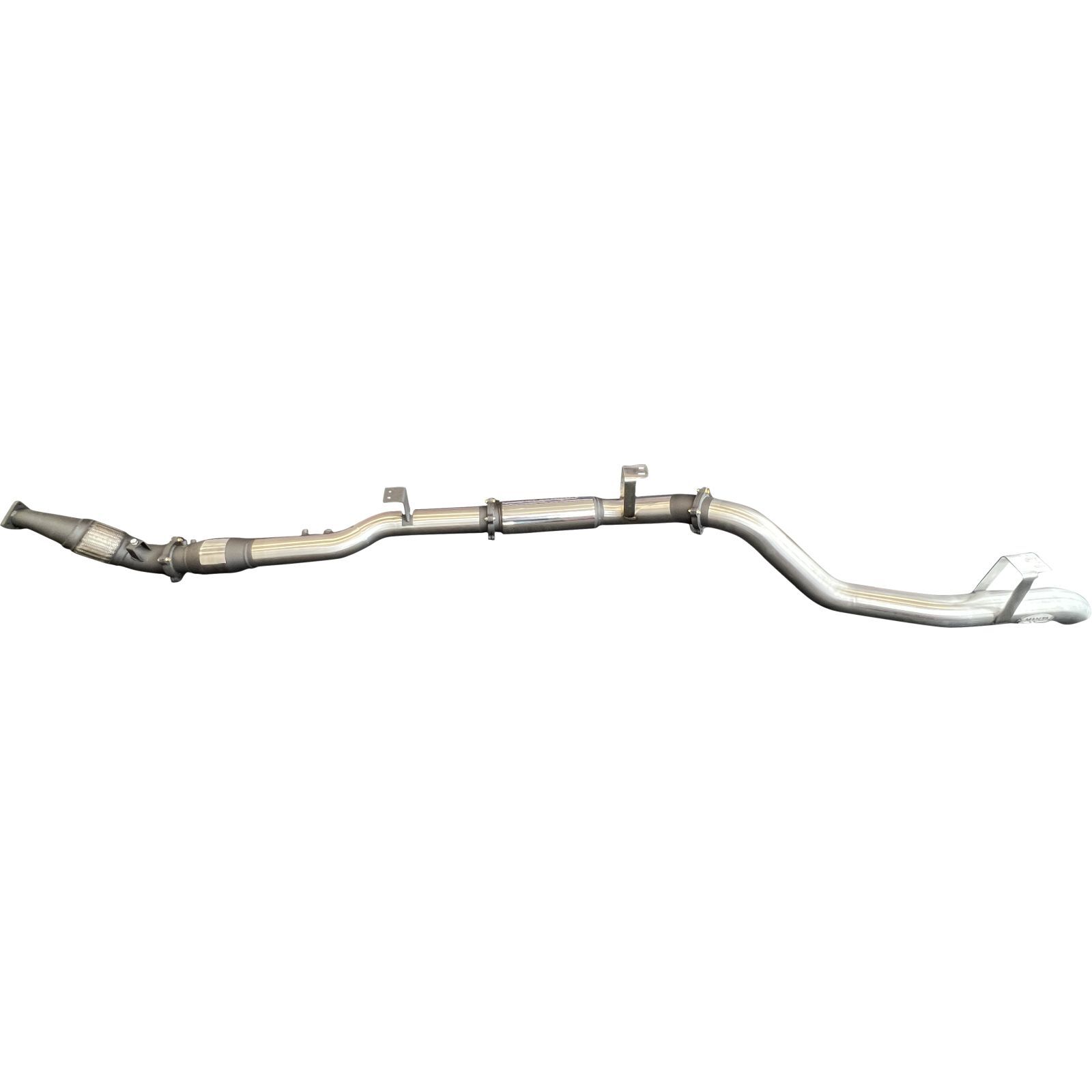 Manta Toyota Landcruiser VDJ76 4.5L V8 Wagon 4in Turbo Back with Cat & Muffler DPF Model Stainless Steel image