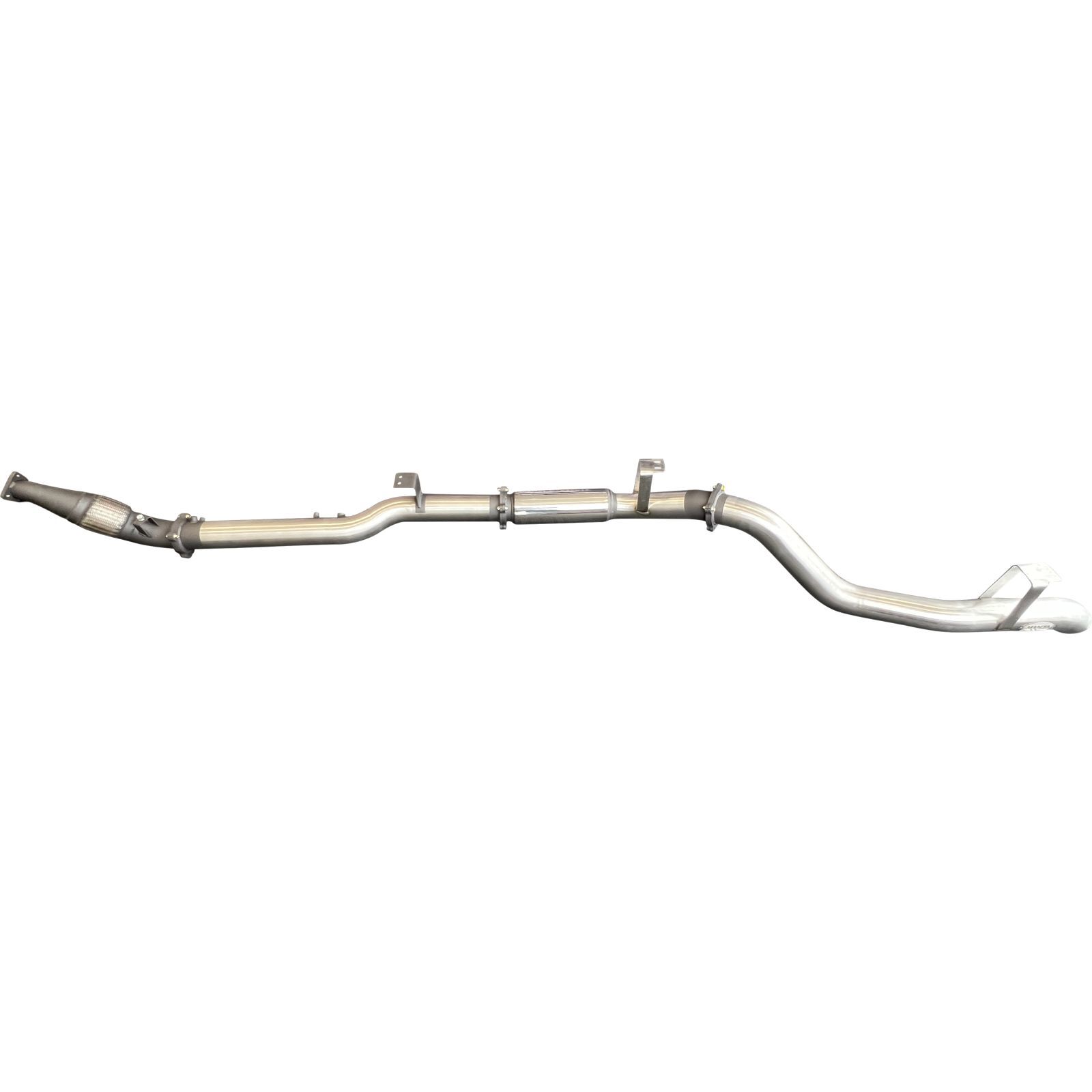 Manta Toyota Landcruiser VDJ76 4.5L V8 Wagon 4in Turbo Back without Cat & with Muffler DPF Model Stainless Steel image