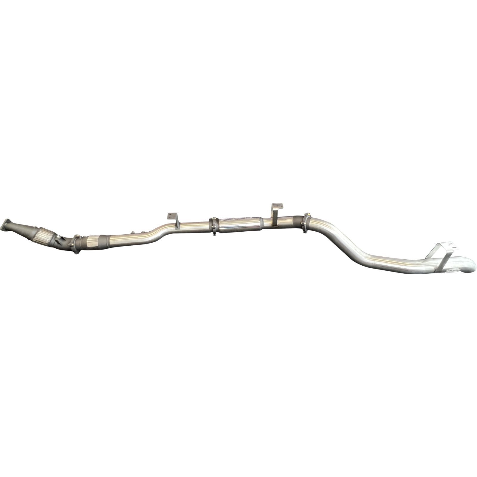 Manta Toyota Landcruiser VDJ76 4.5L V8 Wagon 4in Turbo Back with Cat & Muffler Pre-DPF Model Stainless Steel image