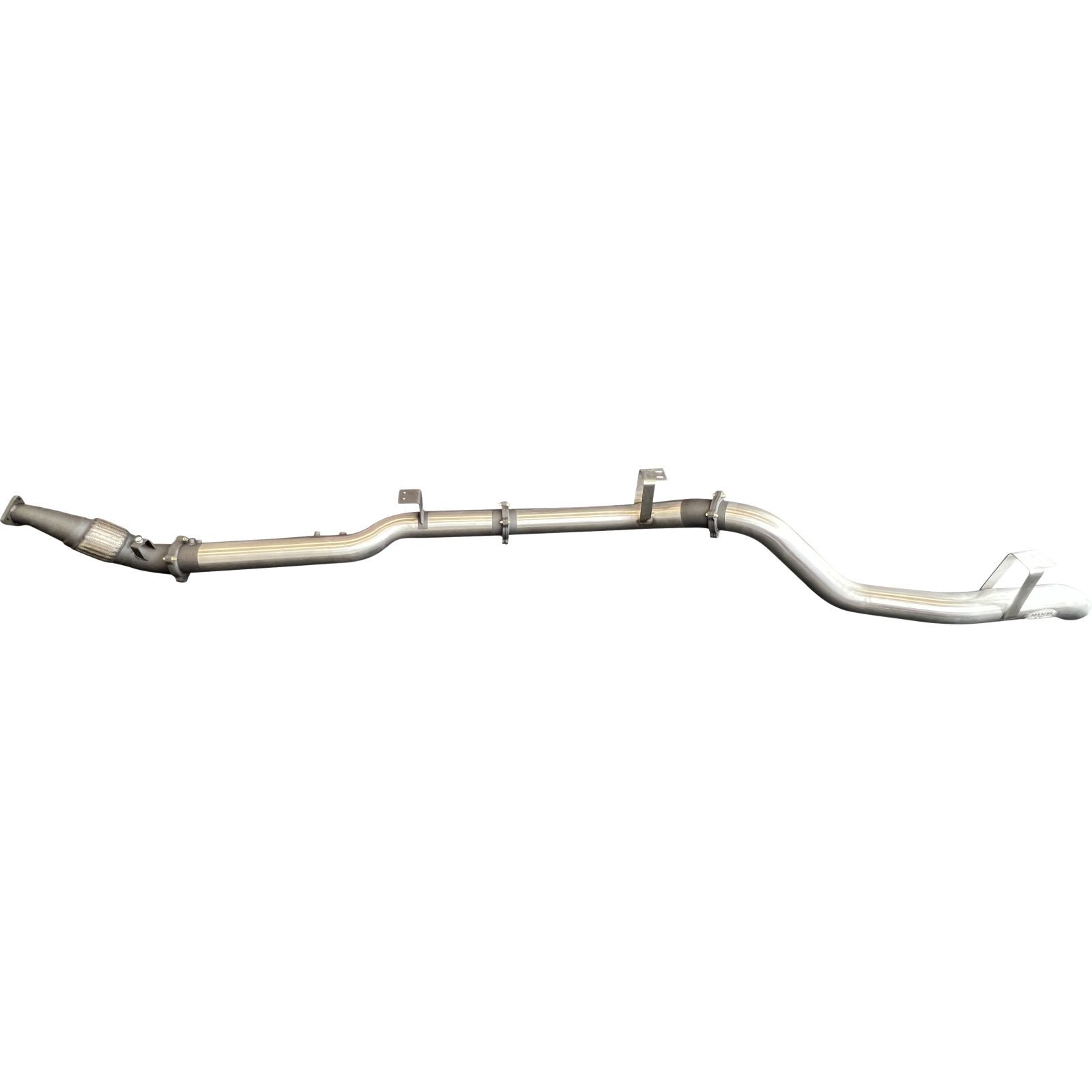 Manta Toyota Landcruiser VDJ76 4.5L V8 Wagon 4in Turbo Back without Cat & without Muffler Pre-DPF Model Stainless Steel image