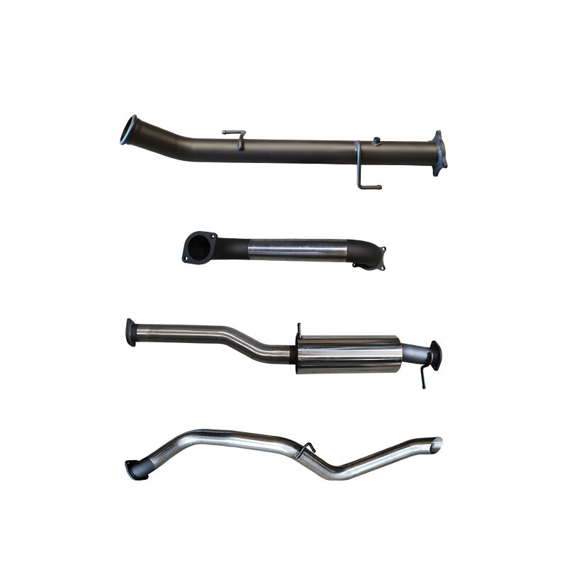 Manta Volkswagen Amarok V6 3in Dump PIPE Back With Small Muffler Extended Tailpipe Stainless Steel image