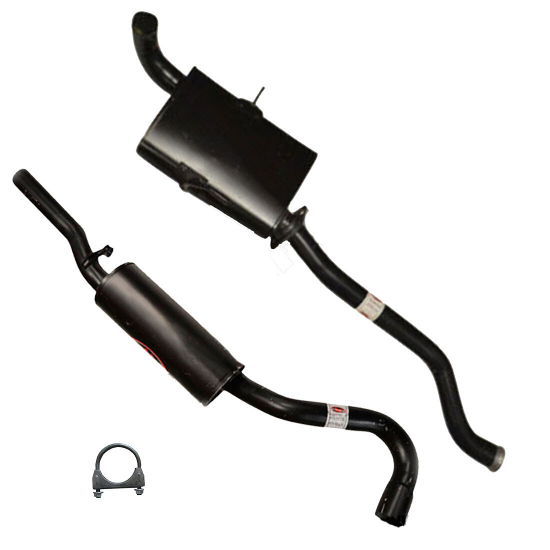 Redback Exhaust 2.5" Sports System VS V6 Commodore Ute Only Cat Back Bolt On image