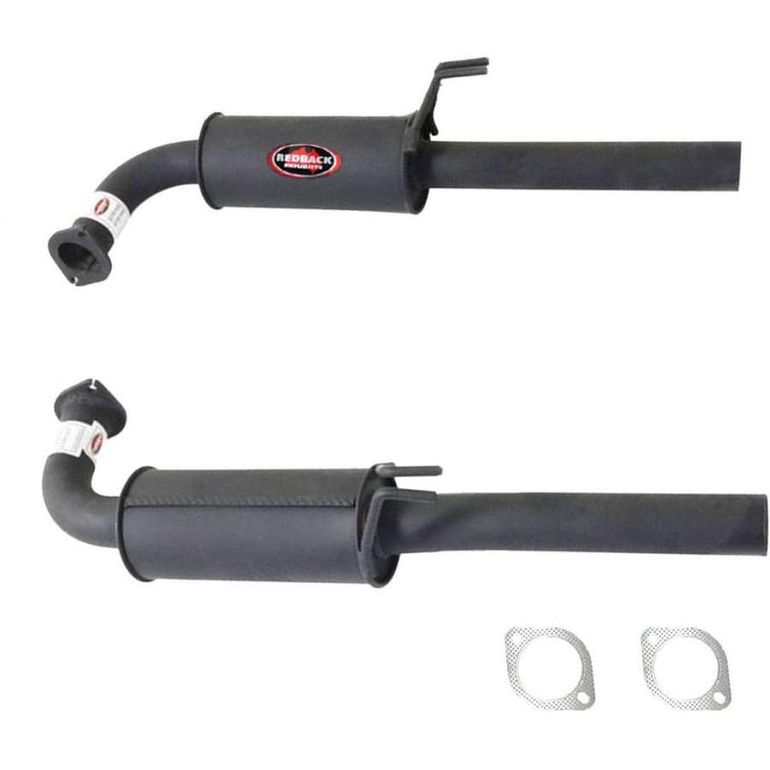Holden Commodore VE Ute Sports Rear Bolt On Redback Mufflers SV6 SS Calais SSV image