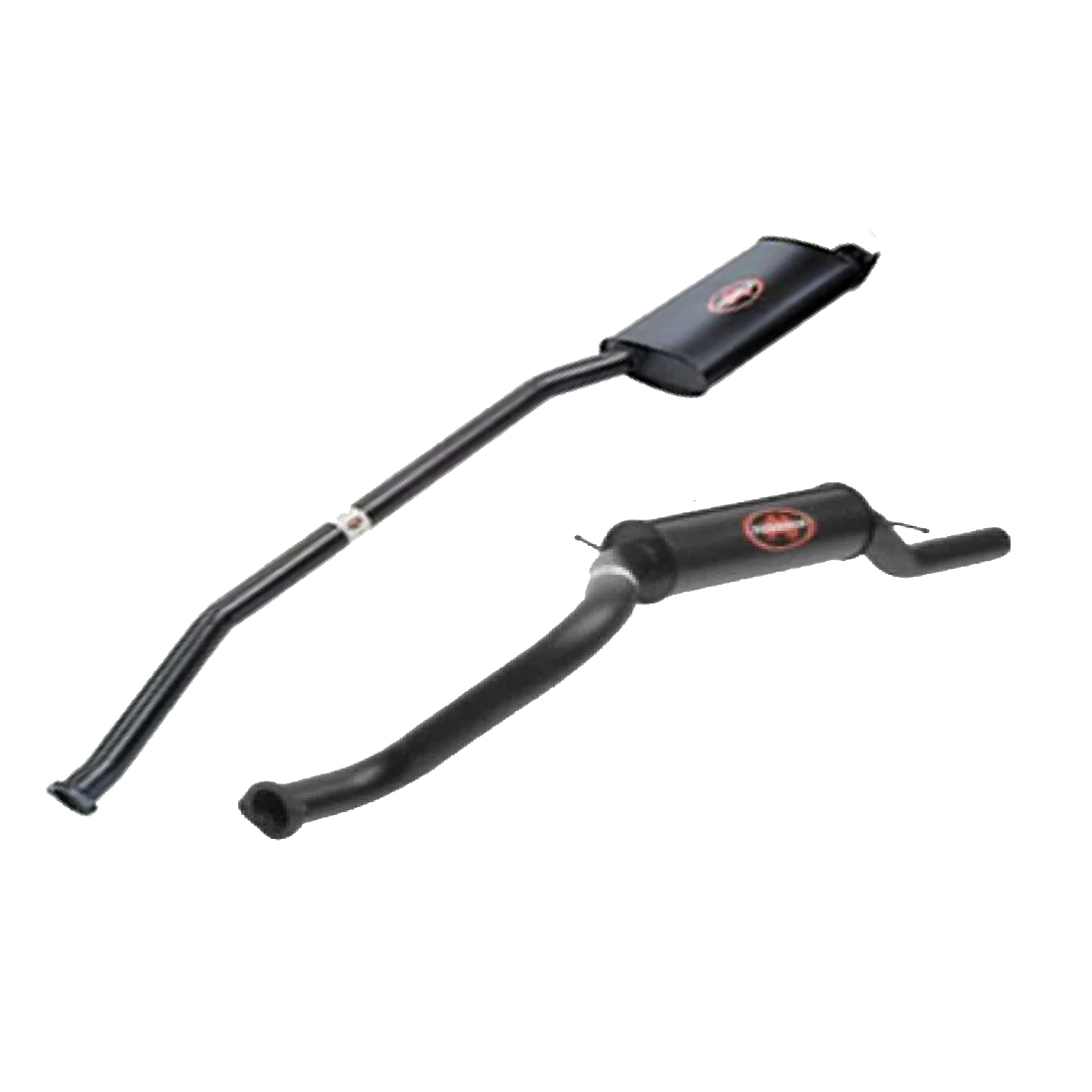 Redback 2 1/2" Ford Falcon AU Ute Cat Back System - Single Outlet Rear image