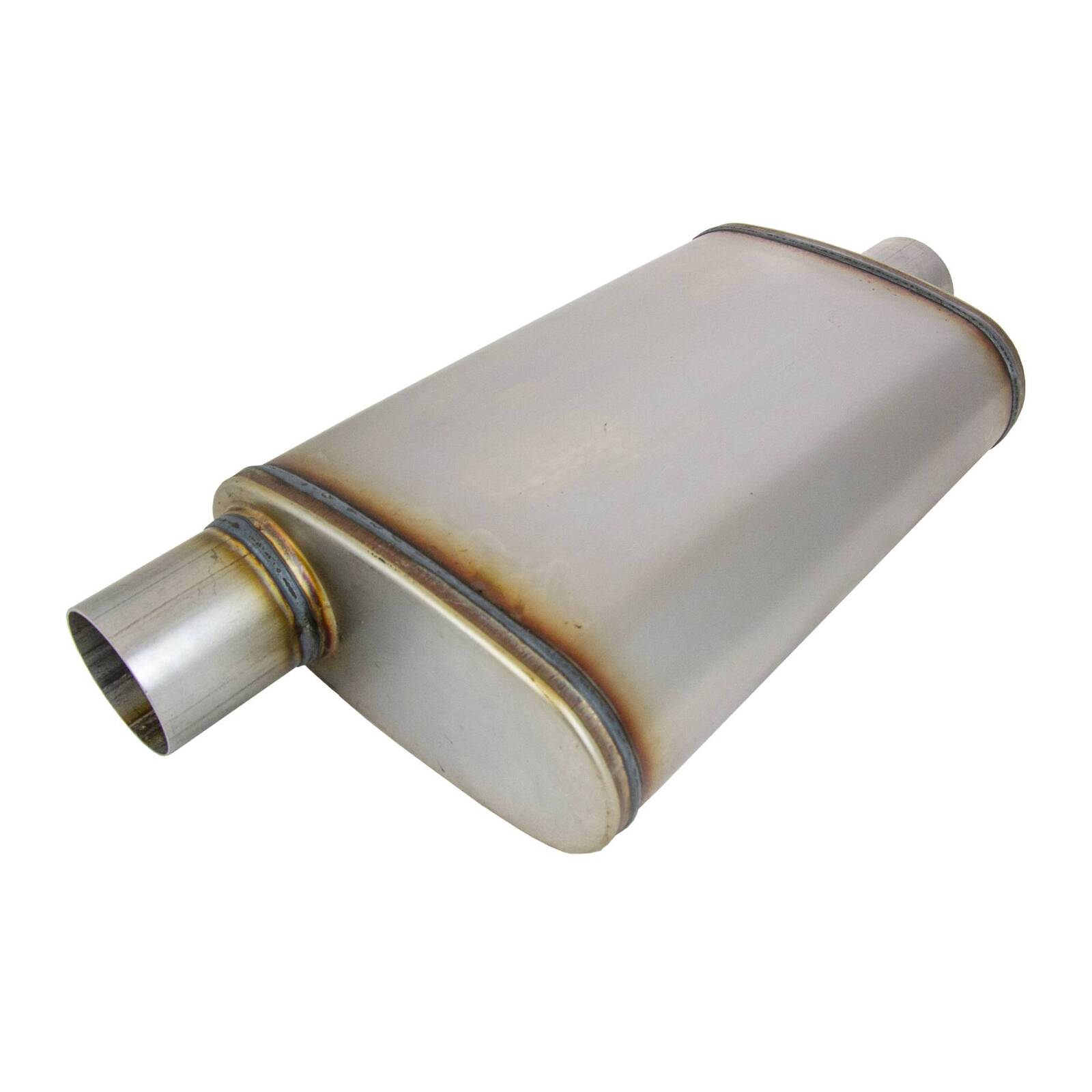 9X4 14" LONG OC 2.5" MEGA FLOW 409 STAINLESS SHORT image