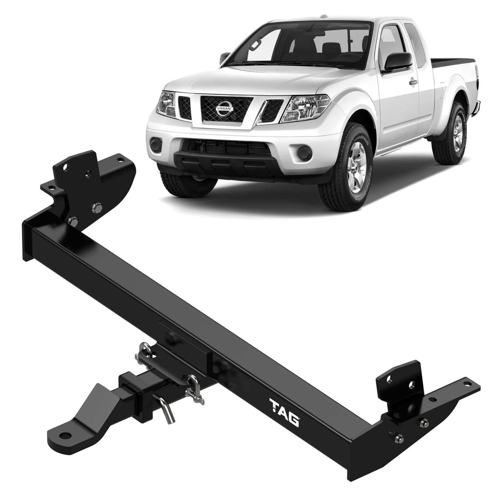 TAG Heavy Duty Towbar & Direct Fit Wiring Harnress for Nissan All D40 Navara's (07/2005 - 2016) image