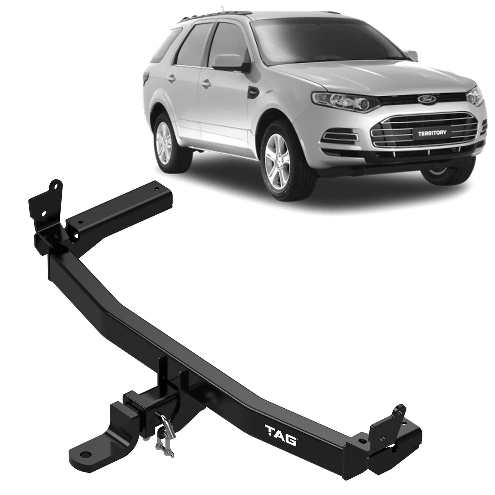 TAG Heavy Duty Towbar & Direct Fit Wiring Harness for Ford Territory SX SY SZ Series (05/2004 - 10/2016) image