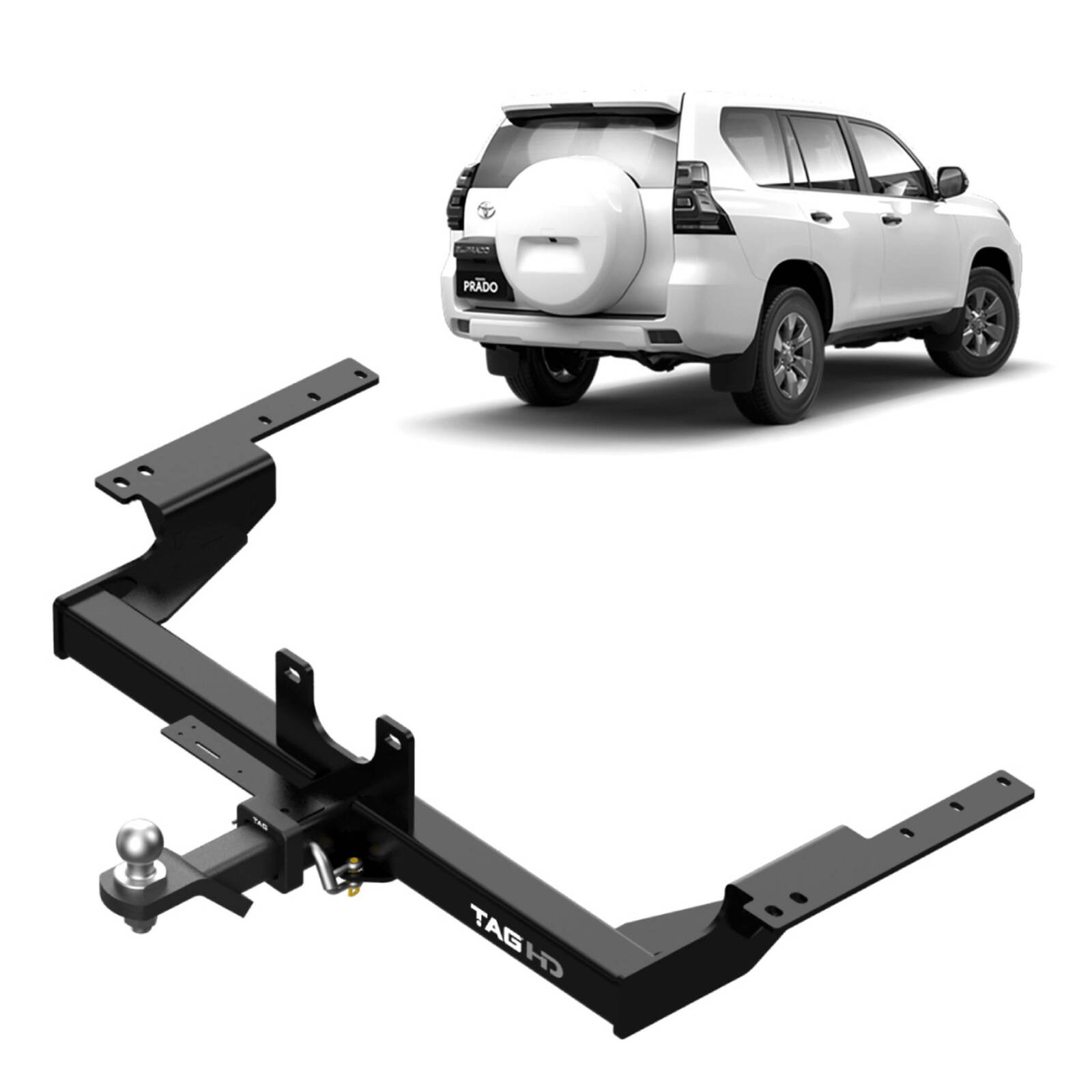 TAG Heavy Duty Towbar for Toyota Prado (09/2002 - on) image