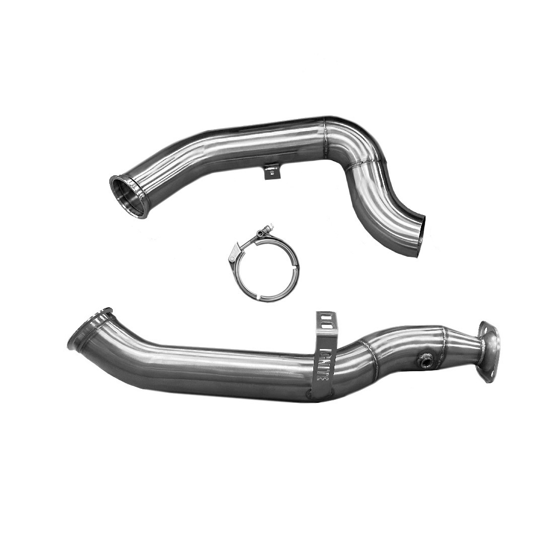 Toyota Landcruiser Exhaust 79 series DPF Back 4" Side Exit Stainless Steel image