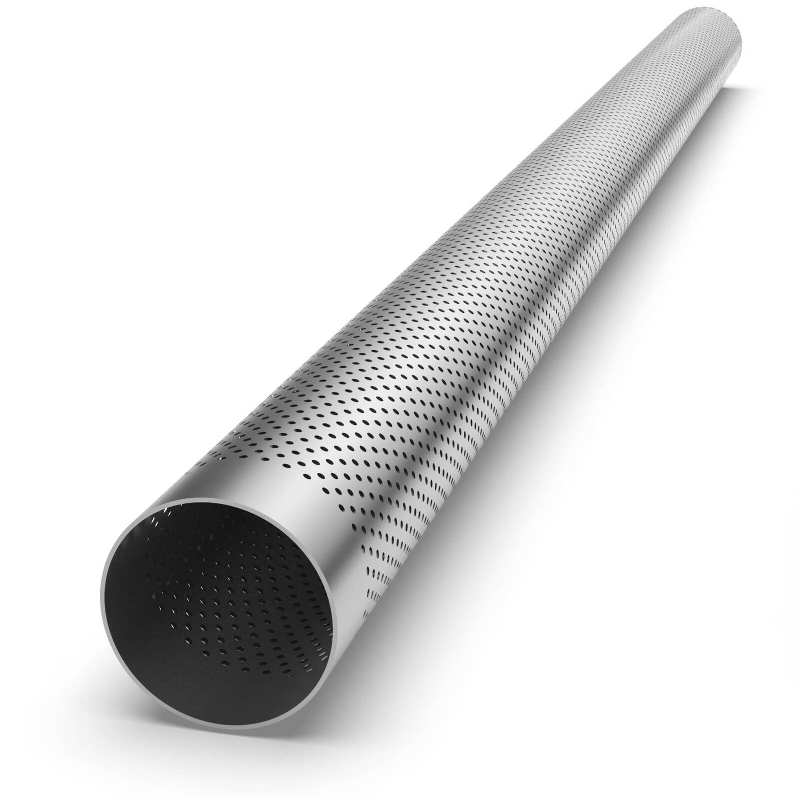 OD 2-1/2"(63mm), THK 1.6mm, L 1m, Perforated Aluminised image