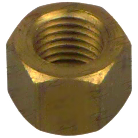 Brass Nuts for TOYOTA, M10 X 1.25, Hex 14.3mm, L 10.5mm image