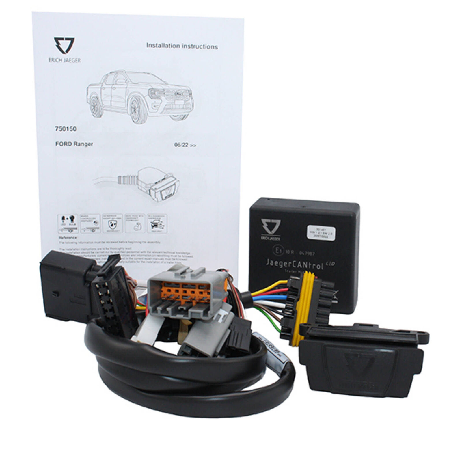TAG Extreme Recovery Towbar and Direct Fit Wiring for Next-Gen Ford Ranger (06/2022 - on), Volkswagen Amarok (12/2022 - on) - Cab Chassis Models image